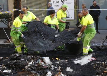 Barcelona es lleva amb pudor de plàstic cremat
