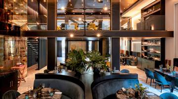 El restaurant Virens, a l'hotel Almanac.