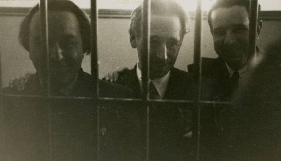 Lluís Companys, a la presó d'El Puerto de Santa María.