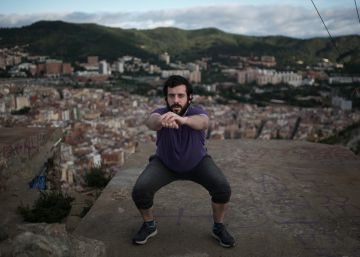 Els búnquers del Carmel, un gimnàs a l’aire lliure durant el confinament