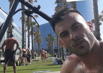 El llangardaix de la Barceloneta: “He rigut molt”