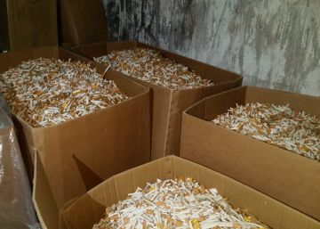 Una fàbrica il·legal de tabac a la granja
