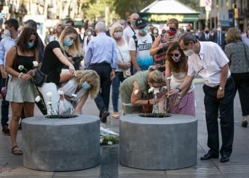 Aniversari del 17-A: homenatge a les víctimes dels atemptats a la Rambla