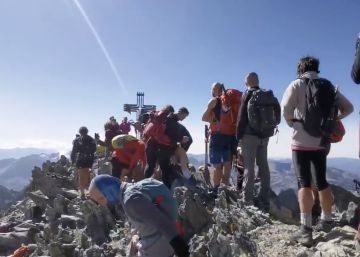 La Generalitat regularà l’accés a la Pica d’Estats per la massificació al cim
