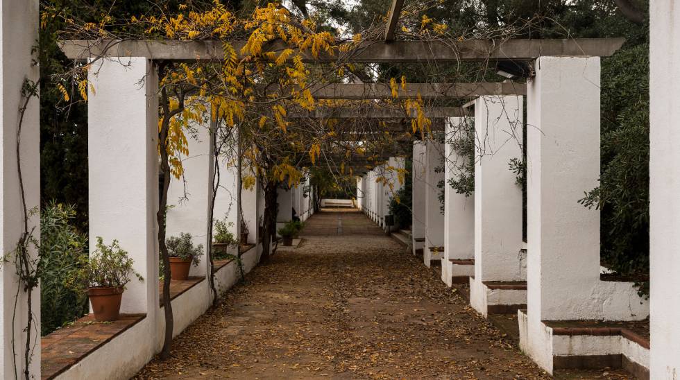 Jardins de Laribal a Montjuïc, construïts per a l'Exposició de 1929 per Jean-Claude Nicolas Forestier i Nicolau Maria Rubió i Tudurí.