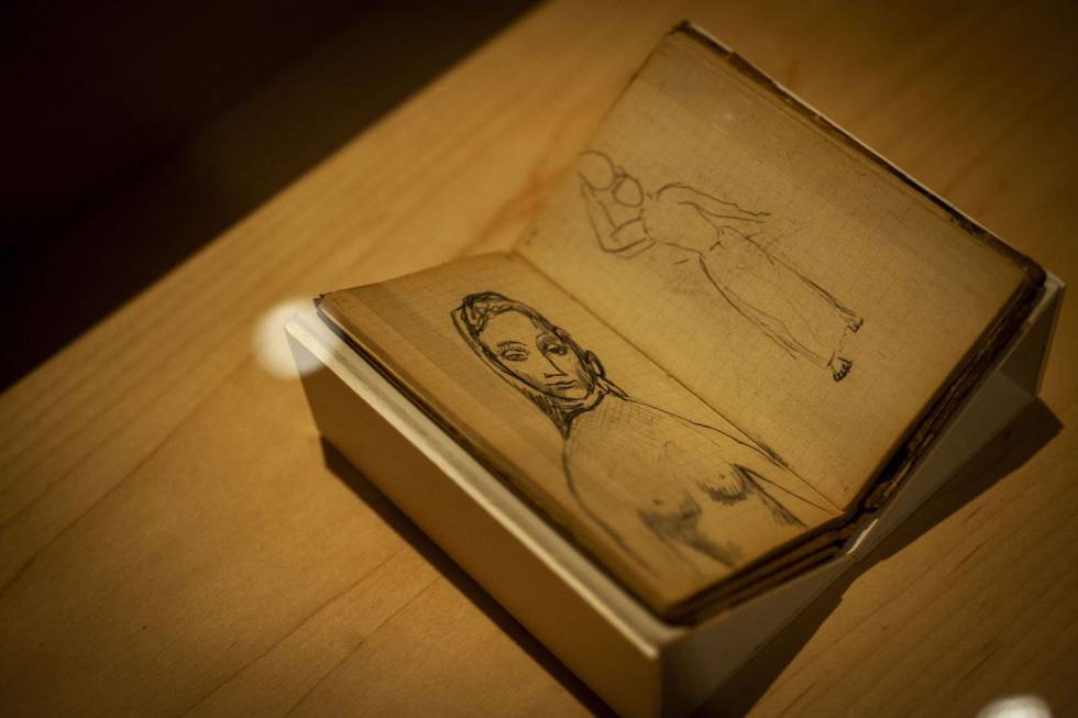 El quadern de Gósol, conegut com a 'Carnet català', pintat per Picasso entre el maig i el juliol del 1906.
