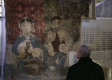 Les obres de Sixena es queden al monestir