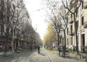 Els quatre nous carrers de l’Eixample no tindran asfalt