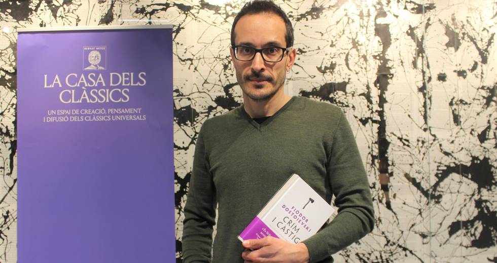 Miquel Cabal, traductor de 'Crim i càstig', de Dostoievski.