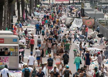 Les sancions per top manta cauen un 70% a Barcelona el 2020