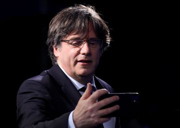 Puigdemont utilitza sense permís el logo d’una cadena de supermercats com a patrocinador
