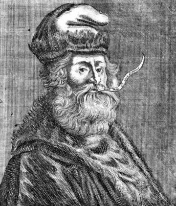 Ramon Llull, en un gravat del segle XVII.