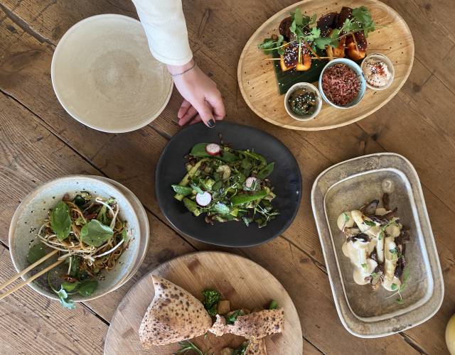 Plats de The Green Spot.