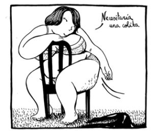 Una viñeta de 'Sangre de mi sangre', de Lola Lorente.