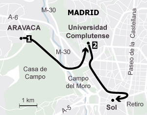 Madrid se funde en negro