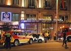 Desalojado un hotel de Gran Vía tras el incendio de una lavadora