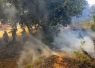 “El fuego se reactiva con este maldito viento” “El fuego se reactiva con este maldito viento”