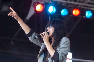 La cantante sueca Loreen actuando en el Circuit Festival en Isla Fantasía. La cantante sueca Loreen actuando en el Circuit Festival en Isla Fantasía.