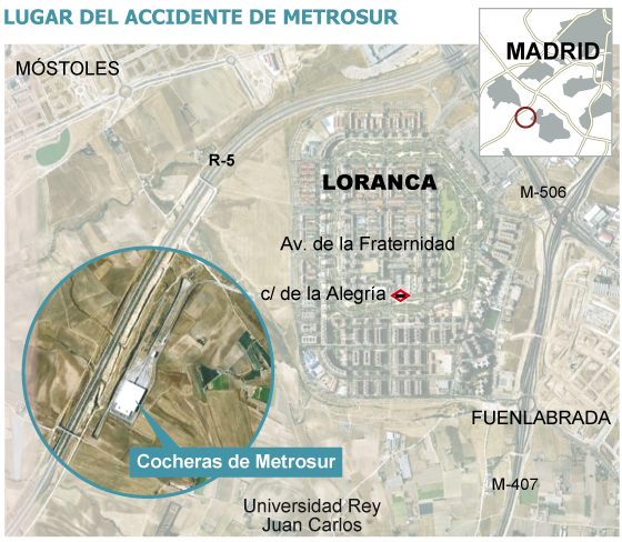 Un gerente de Metro y una menor fallecen en un choque en cocheras