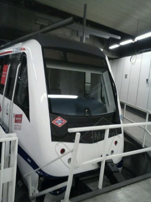 Veinticinco heridos leves al chocar un tren del Metro de Madrid