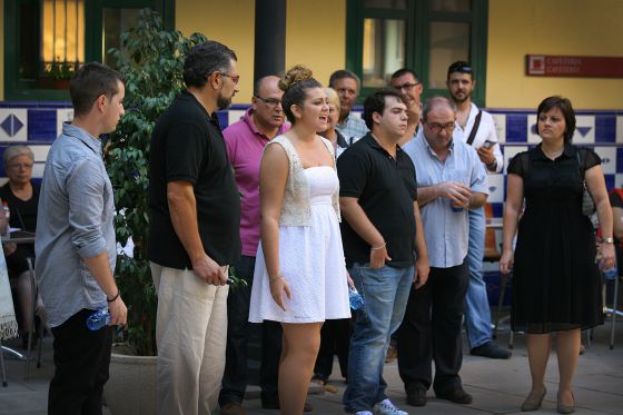 Albaes en un acte al centre cultural de la Beneficència l'octubre del 2011.