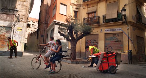 La Plaça de l'Arbre a València.