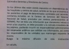 Orden de retirar los carteles