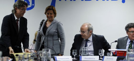 Paz González, a su llegada a la comisión.