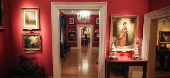 Perspectiva de varias salas del Museo del Romanticismo.