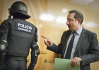 Los ‘Mossos’ estrenan el código identificativo en el Barça-Mallorca