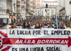 Una marcha por el empleo une a trabajadores de más de 60 firmas