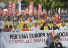 Los sindicatos piden una Europa más justa en la calle