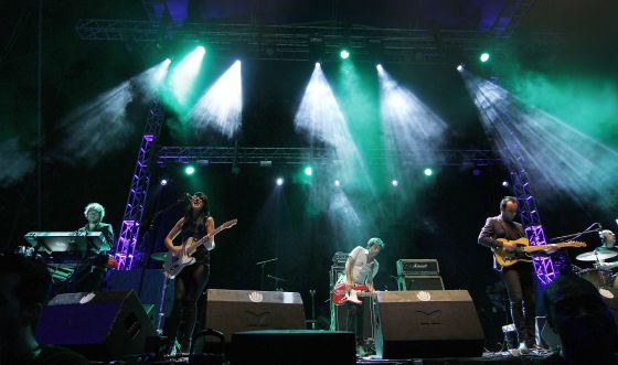 El Columpio Asesino, en un concierto en Madrid.