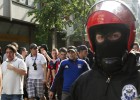 Varios incidentes marcan las horas previas al encuentro