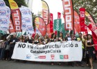 La plantilla de CatalunyaCaixa, en lucha contra los despidos