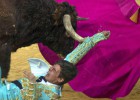David Galván, herido grave tras una aparatosa cogida en la plaza de Jaén