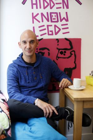 Martín López, autor del blog 'Madrid diferente' en el Café Molar.