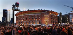 Las Arenas en 2011, el día de la inauguración del centro comercial.