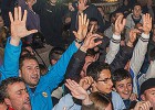 Protesta vecinal por los incidentes en Villacarrillo
