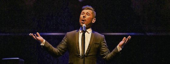 Miguel Poveda, durante el concierto del sábado.