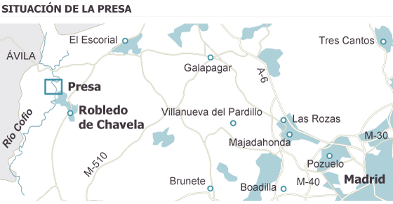 La presa de Robledo se borrará del mapa