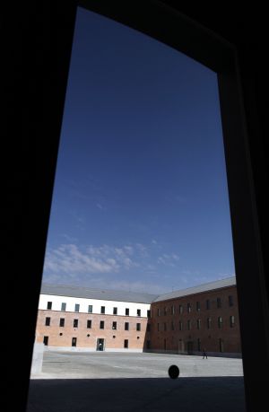 El patio del Conde Duque, en el centro de Madrid.