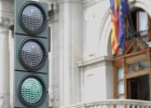 Los semáforos pierden la visera