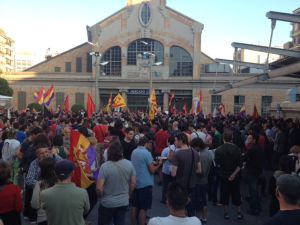 La plaza del Mercado en Alicante.