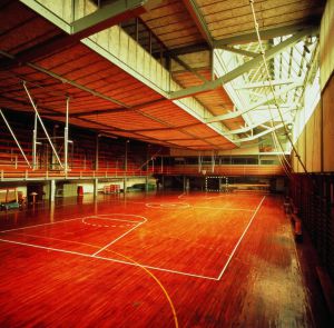 El gimnasio del colegio Maravillas.