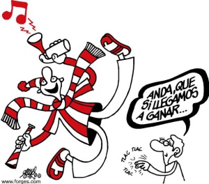La visión de Forges sobre la final de la Copa del Rey del Athletic de Bilbao en 2009