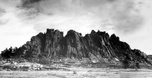 Valle de Cuelgamuros, en la sierra de Guadarrama, en 1940, antes de que comenzasen las obras del monumento.
