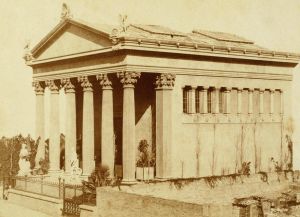 Imatge de l'edifici després de la seva construcció el 1884.