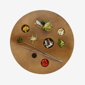 Diseño de ArnauAlejandro del ToroCabedo en la muestra Diseño al plato del Centre Cultural La Nau.