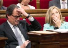 Dos consellers d’Unió en la sessió del Parlament prèvia al divorci